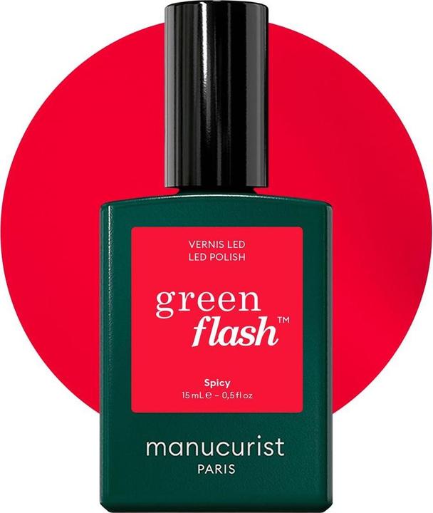 Produktbild Anny MANUCURIST Green Flash Led Gel Nail Lacquer lakier do paznokci Spicy 15ml (Spicy, Farblack, UV-Gel Lack)