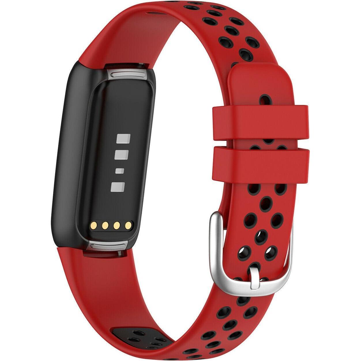 Thumbnail - Strap-it Sportarmband (Silikon, Fitbit Luxe), Uhrenarmband, Mehrfarbig