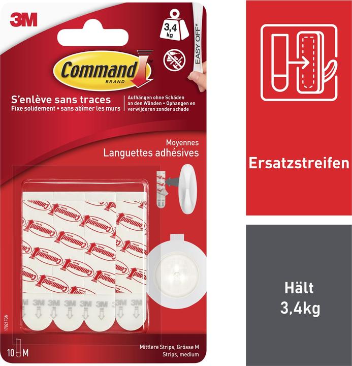 Immagine prodotto Command Striscia di montaggio dei comandi M impermeabile (3.40 kg)