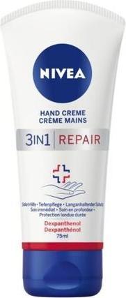 NIVEA 3in1 Repair Hand Cream regenerujący krem do rąk 75ml (75 ml)