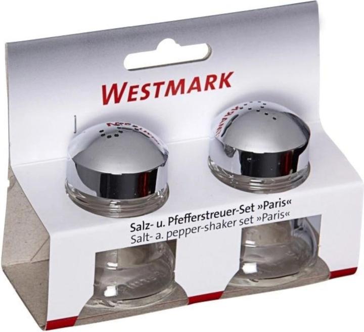 Produktbild Westmark 2-tlg. Set Salz- und Pfefferstreuer »Paris-Chrome« (Pfeffer, Salz)