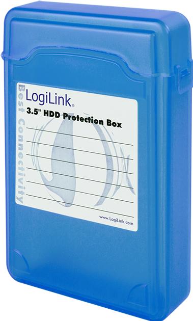 Immagine prodotto LogiLink Scatola HDD per dischi rigidi da 3,5", blu