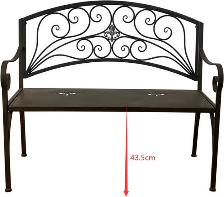 Actual product image HTI-Living Lily garden bench