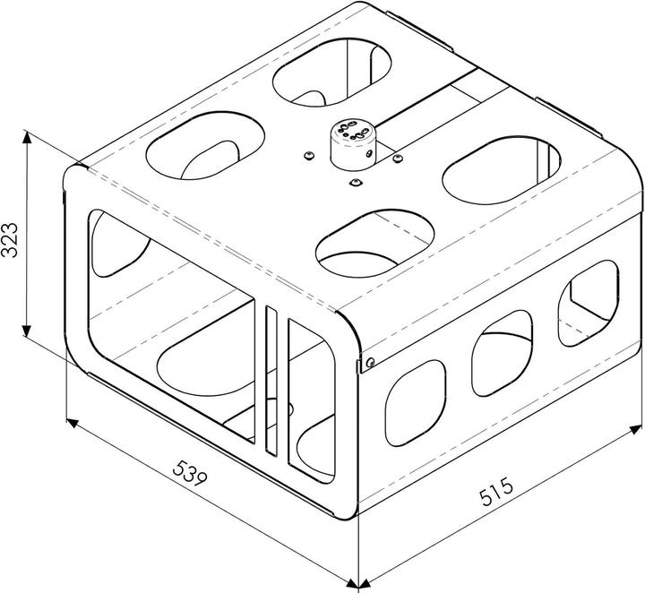 Image du produit Vogels PPA 320 Boîtier de projecteur avec protection antivol (Plafond)