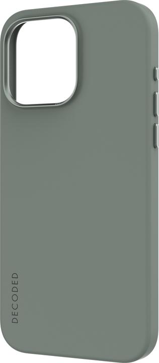 Actual product image Decoded AntiMicrobial Silicone Backcover iPhone 15 Pro Max Sage Leaf (Apple iPhone 15 Pro Max)