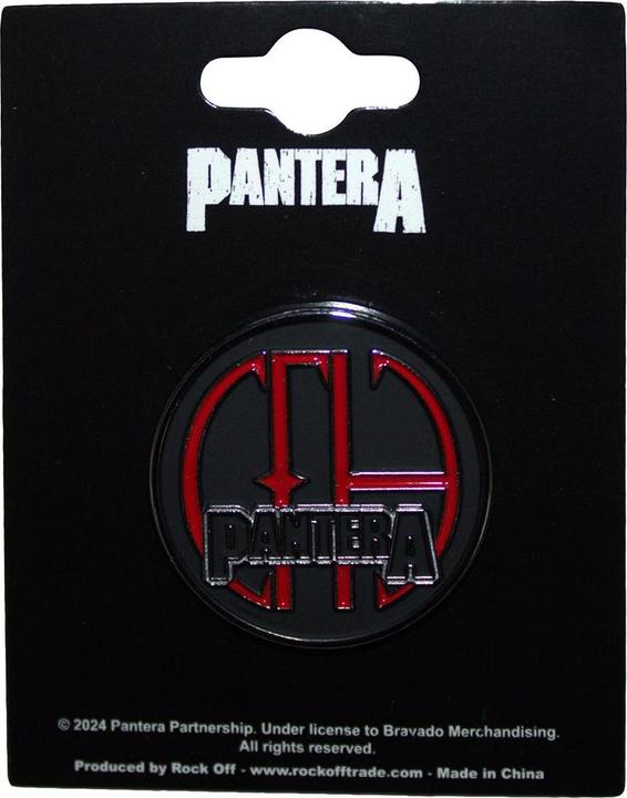 Produktbild Pantera Logo Abzeichen Cowboys From Hell ZinkLegierung Emaille