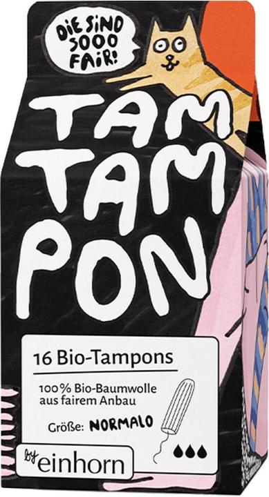 Produktbild Einhorn Condoms Bio - Tampons NORMALO (16 x, Normal)
