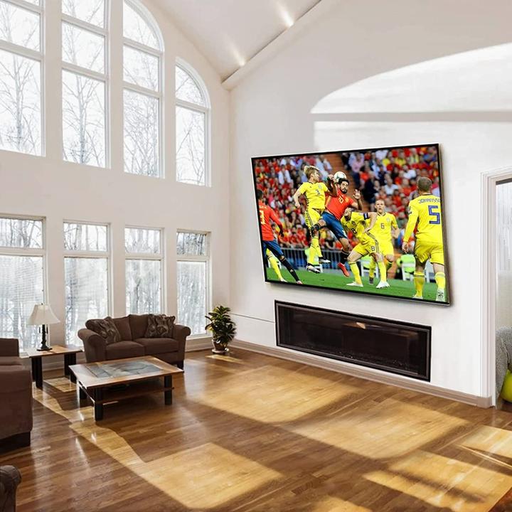 Produktbild Techly Klammer für LCD TV - Schwarz - Bildschirmgrösse: 106.7-203.2 cm (42"-80") (Wand, 80", 80 kg)