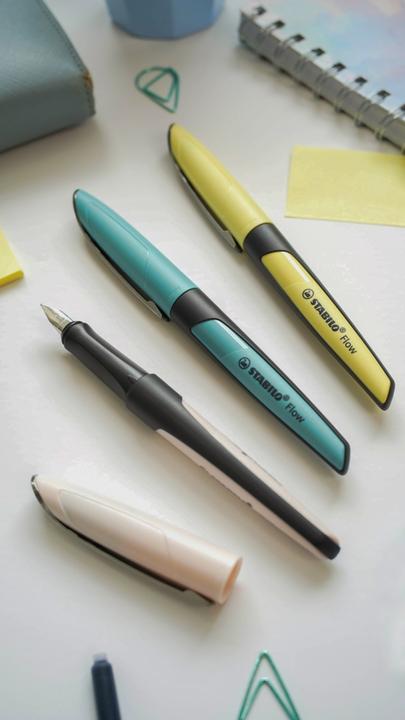 Produktbild STABILO Flow MODERN OFFICE Füller (Pastellgelb, 1 x)