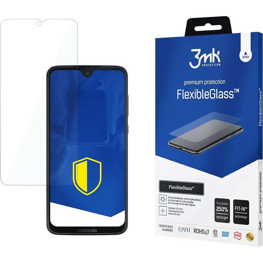 3MK Motorola Moto G7 – FlexibleGlass™ (1 Stück, Motorola Moto G7), Smartphone Schutzfolie