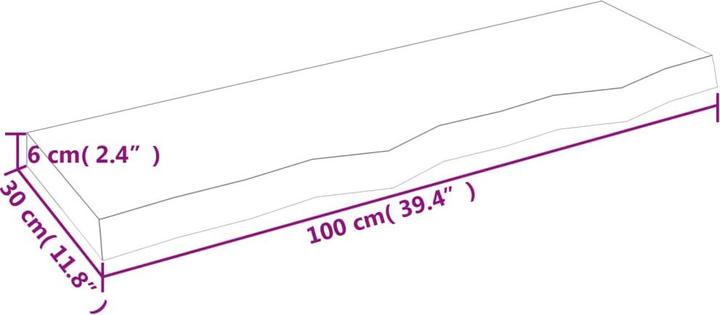 Immagine prodotto vidaXL Lian (100 x 30 x 6 cm)