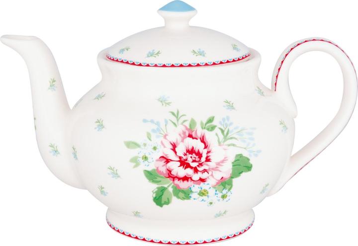 Greengate Alivia Teekanne rund white 1l (1 l)