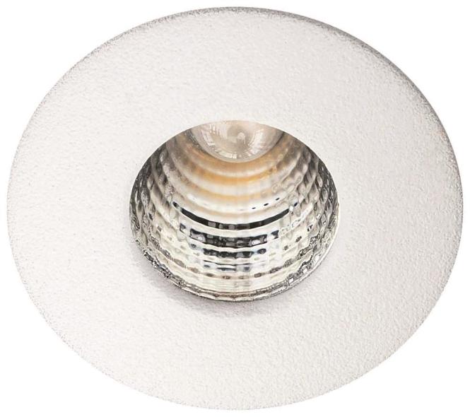 Produktbild Sg Einbauspot Nano weiss matt 1W 907003 80lm 2700K 36° 350mA dimmbar IP44 DA25m (9000000000 lm)