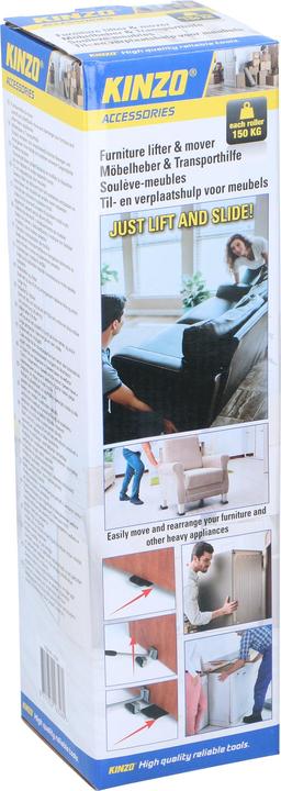 Immagine prodotto Kinzo Sollevatore di mobili e ausilio per il trasporto (150 kg)