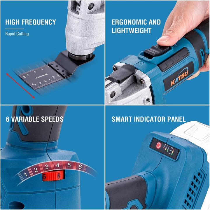 Actual product image Katsu Tools Akku Multifunktionswerkzeug