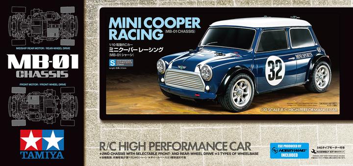 Produktbild Tamiya 1/10 RC Mini Cooper Racing (MB-01)