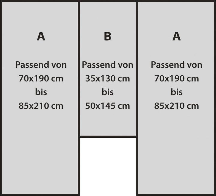 Produktbild Erwin Müller Matratzenschutz und Spannbettlaken 6-tlg für das Wohnmobil/Wohnwagen-Heckbett (80 x 200 cm, 45 x 135 cm)