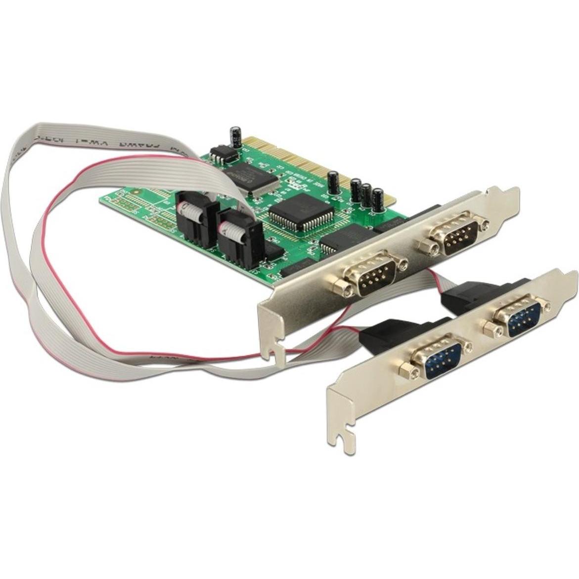 Delock Scheda PCI 4x seriale, Scheda controller