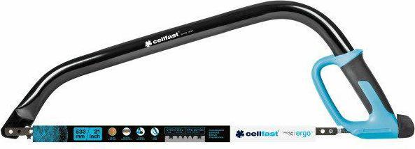 Cellfast Beugelzaag Ergo 21" (533mm) voor het zagen van vers en droog hout, hoge kwaliteit carb.