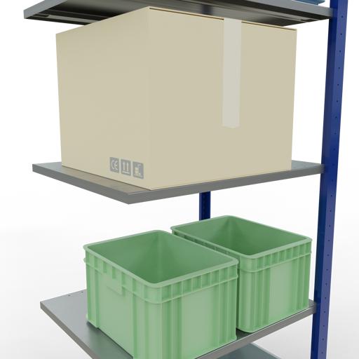 Image du produit Schulte Lagertechnik Système enfichable Élément suivant MULTIplus150 avec traverse de longueur