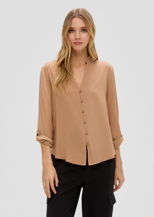 Produktbild s.Oliver Bluse Bluse mit Turn-up-Funktion (38)