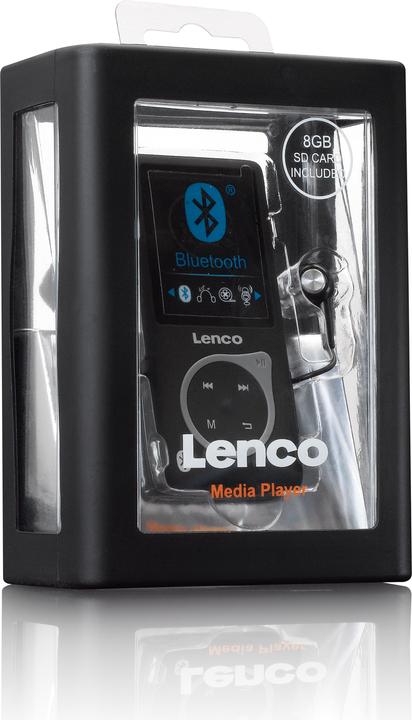 Actual product image Lenco MP-208 - MP3/MP4 player with Bluetooth®- Black (8 GB)