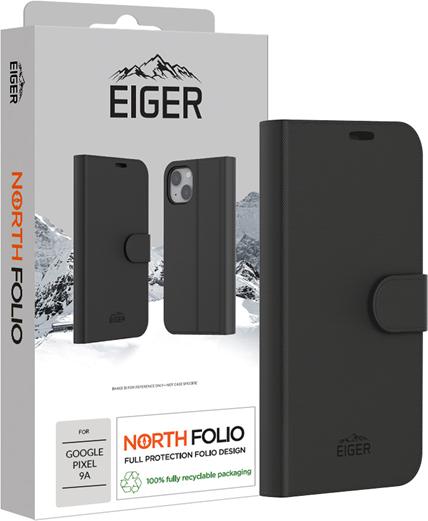 Produktbild Eiger Walletcase bookstyle North Folio Case black (Google Pixel 9a)