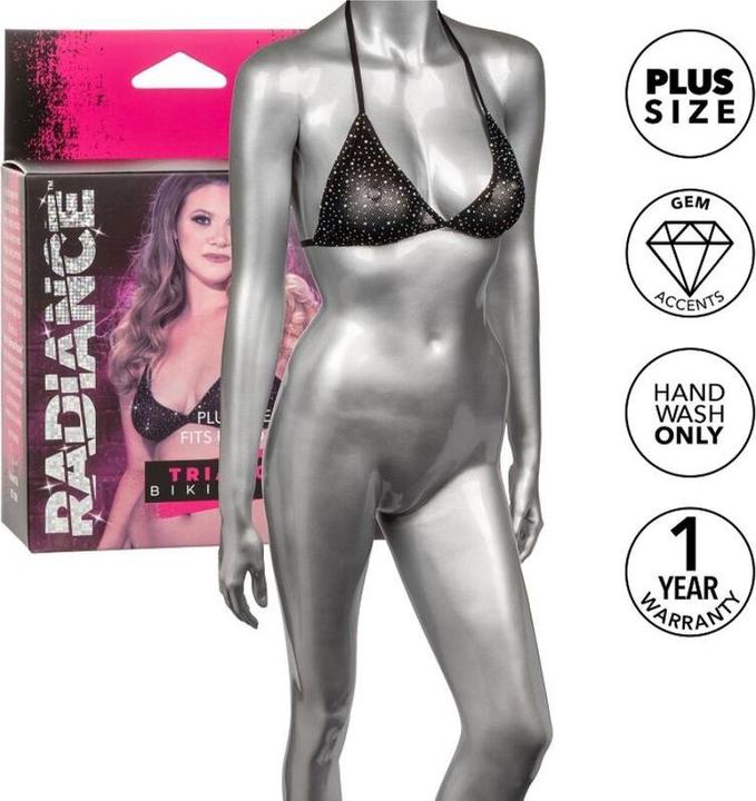 Actual product image Radiance Triangle Bikini Top Rhine Plus Size (12XL)