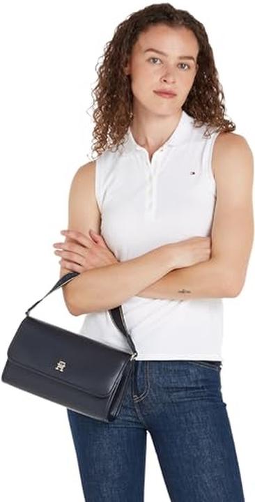 Produktbild Tommy Hilfiger Handtasche Monotype Flap - Marineblau