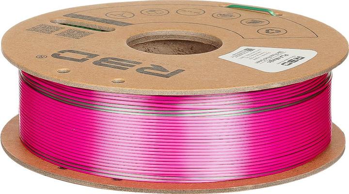 Image du produit R3D eSilk Magic-PLA Filament Rouge Rose-Vert 1.75mm 1Kg (PLA, 1.75 mm, 1000 g)