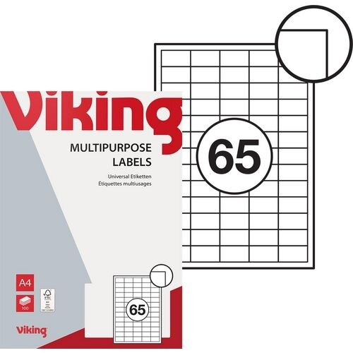 Actual product image Niceday Multifunctional labels 38.1x21.2mm