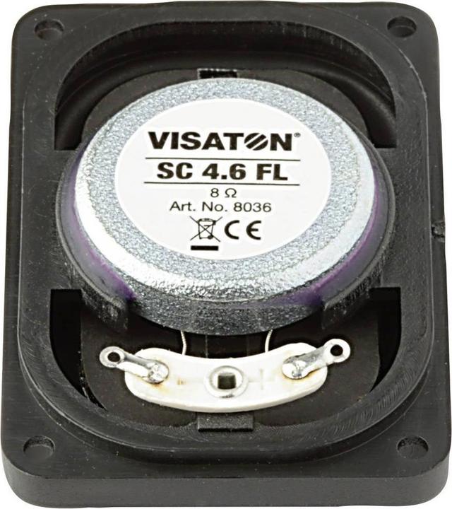 Actual product image Visaton SC 4.6 FL 8 Ohm full range surface mount speaker 1 pc.