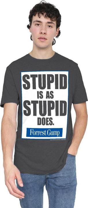 Image du produit Forrest Gump - T-shirt STUPID IS - Adulte (L)
