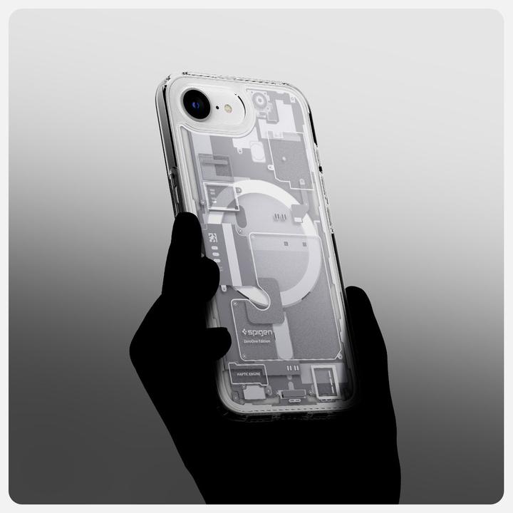 Produktbild Spigen Ultra Hybrid MagSafe Case for iPhone 16e Zero One - White (Apple iPhone 16e)