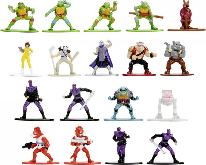 Actual product image Jada Turtles Multi Pack Nano Figures,Wave 1