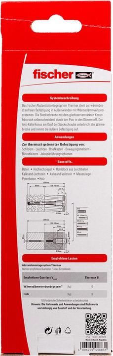 Productafbeelding Fischer Thermax 8 (2 Pcs.)