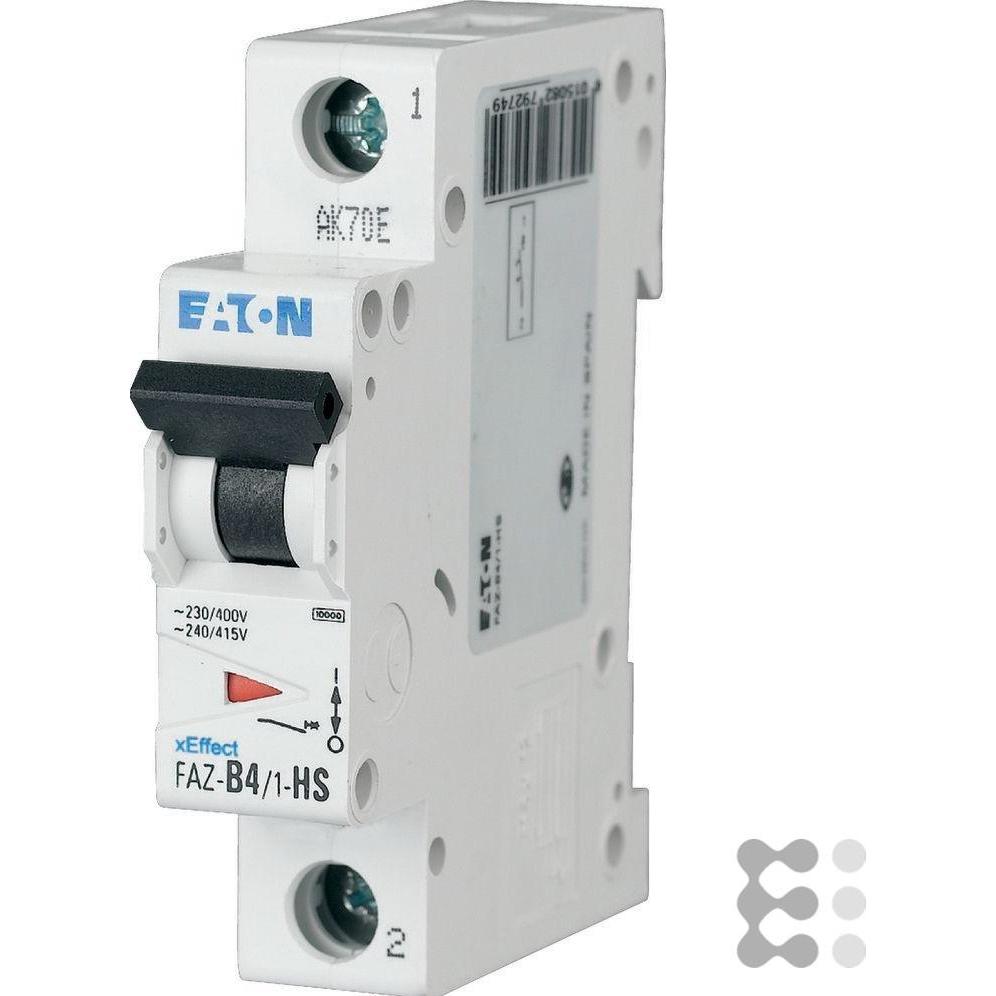 Eaton, Schutzschalter, MCB, 4A, B-type, 1Pole, 15kA