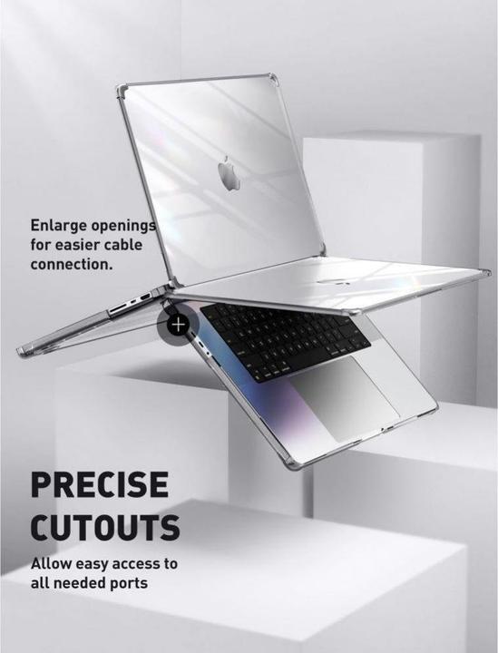Image du produit Supcase Étui UNICORN BEETLE CLEAR MACBOOK PRO 14 2021 Noir (14.20", Apple)