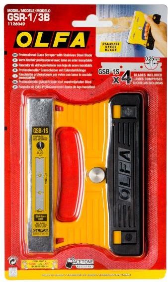 Actual product image Olfa Glass scraper