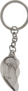 Actual product image Ootb Metal keychain, Broken Heart
