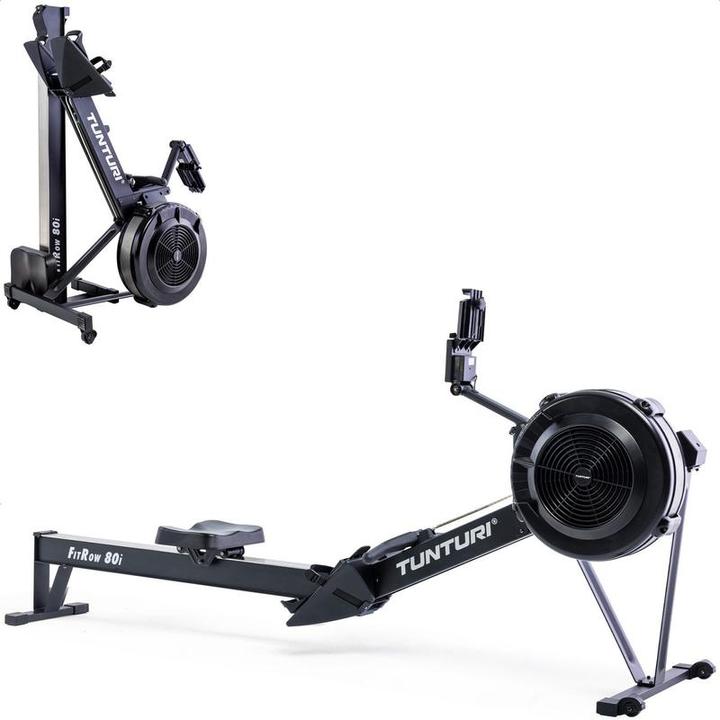 Actual product image Tunturi Fitrow 80i Rowing Sicker - Rowing machine fitness - Foldable rowing device - 10 resistance l