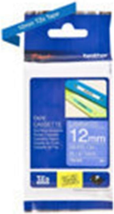 Brother Tze-535 (1.20 cm, White, Blue)