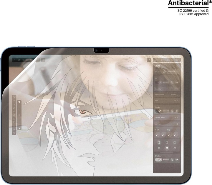 Actual product image PanzerGlass iPad 10.9" (2022) UWF Graphi (1 Piece, iPad 2022 (10th Gen))