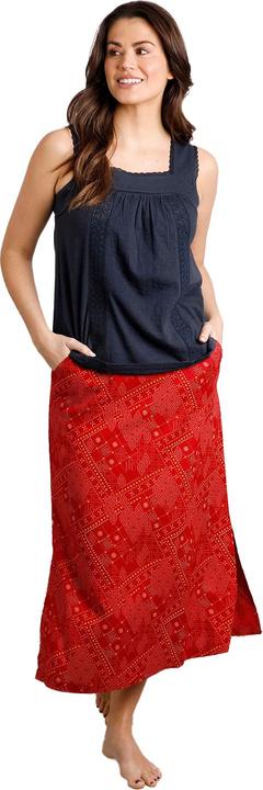 Actual product image Weird Fish Womens/Ladies Chelle Organic Cotton Square Neck Vest Top (34)