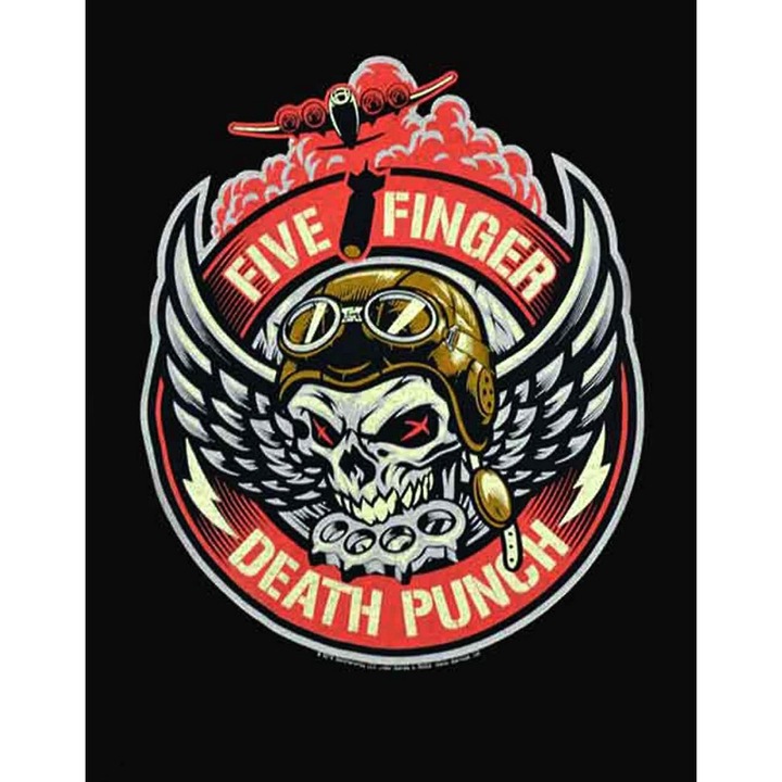 Image du produit Five Finger Death Punch - Sweat à capuche BOMBER - Adulte (S)