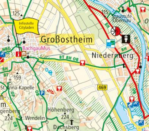 Produktbild PUBLICPRESS Radkarte Frankfurt - Main