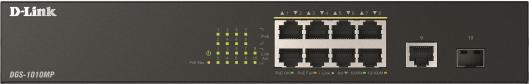 Image du produit D-Link 8 PORTS GIGABIT POE/POE+ 1 PORT (10 ports)