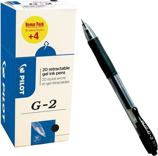 Pilot G2 (Schwarz, 20 x)