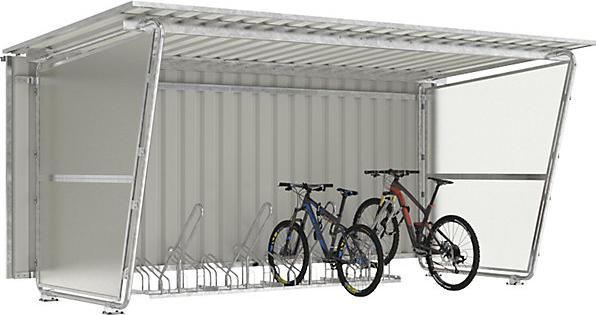 Wsm Überdachung Siegen mit Bügelparker Modell 2300