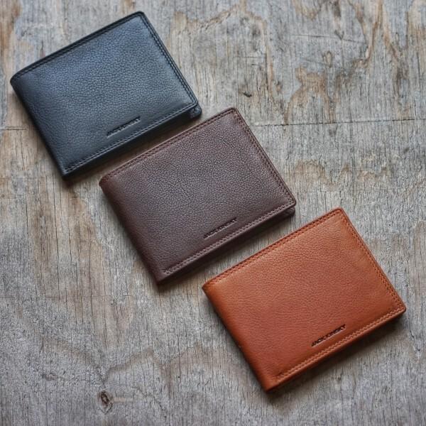 Actual product image Jack kinsky Wallet RFID protection leather 12 cm